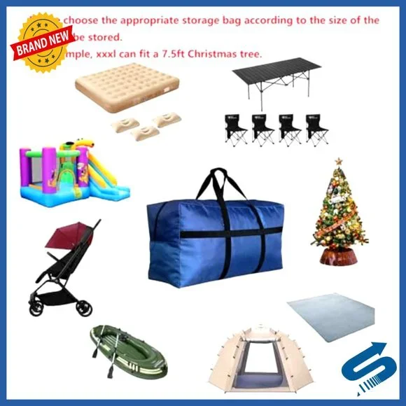 Extra Large Foldable Duffle Bag Sturdy Travel Storage Bag Multi-Purpose